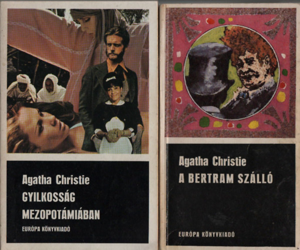 Agatha Christie - 2 db Agatha Christie k�nyv: (Gyilkoss�g Mezopot�mi�ban + A Bertram Sz�ll�)