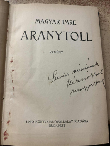 Magyar Imre - Aranytoll reg�ny
