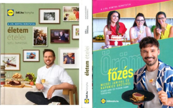 Nincs feltüntetve - 2 db LIDL szakácskönyv (Életem ételei - Öröm a főzés)