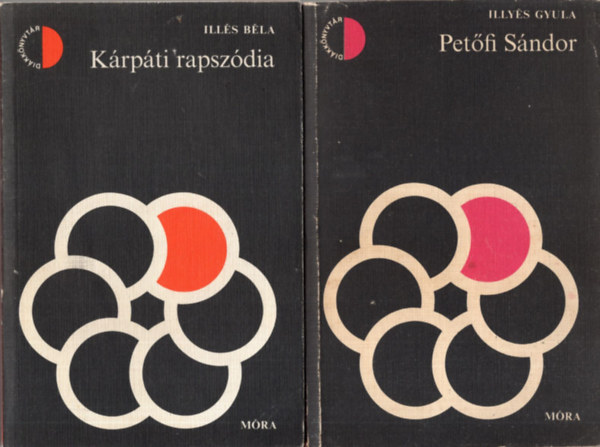 Illés Béla Illyés Gyula - 2 db Diákkönyvtár könyv ( együtt ) 1. Petőfi Sándor, 2. Kárpáti rapszódia