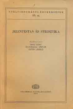 Imre-Szathmári-Szűts (szerk.) - Jelentéstan és stilisztika