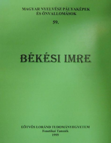Bolla Klmn  (szerk.) - Bksi Imre