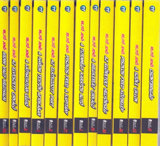 Rejt� Jen� - 12 db Rejt� Jen� k�tet a Ponyva kir�lyai sorozatb�l (Rejt� sorozat 1., 3., 4., 9., 10., 11., 15., 16., 17., 18., 19., 24. k�tetek)