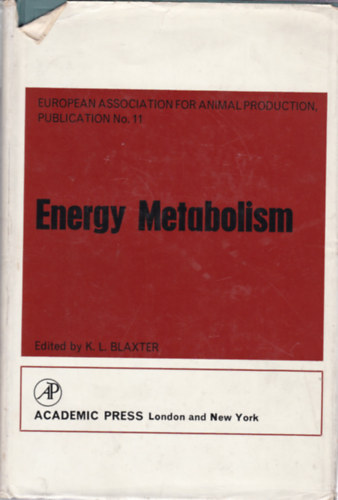 K.L. Blaxter - Enrgy Metabolism