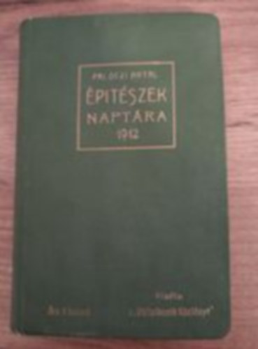 Építészek Naptára az 1912-ik évre