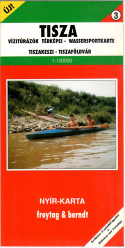 Tisza. Vizitrzk trkpei (Wassersportkarte) 3. (Tiszakeszi-Tiszafldvr)