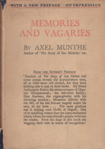 Axel Munthe - Memories and Vagaries