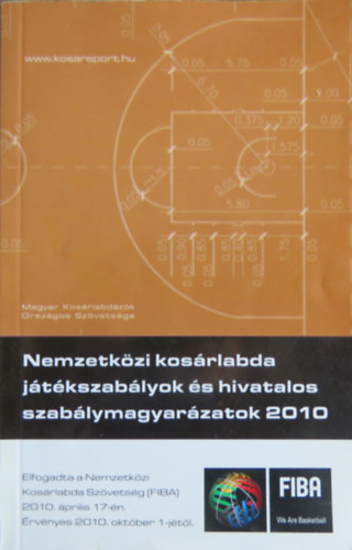 Nemzetkzi kosrlabda jtkszablyok s hivatalos szablymagyarzatok 2010