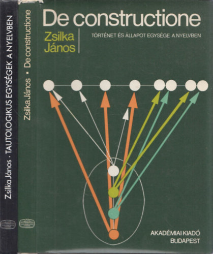 Zsilka Jnos - 2 db nyelvszeti knyv Zsilka Jnostl: De constructione (Trtnet s llapot egysge a nyelvben) + Tautologikus  egysgek a nyelvben