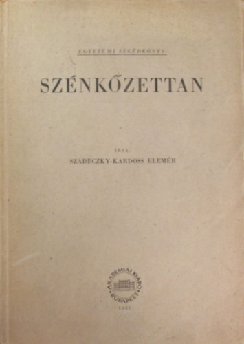 Szdeczky-Kardoss Elemr - Sznkzettan