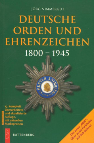 Jörg Nimmergut - Deutsche Orden und Ehrenzeichen 1800-1945