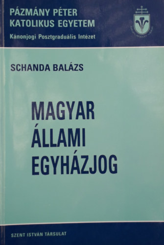 Schanda Balzs - Magyar llami egyhzjog