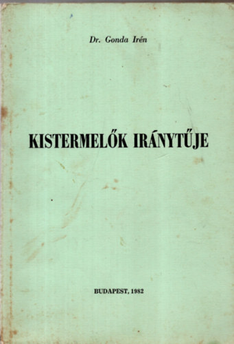Dr. Gonda Irn - Kistermelk irnytje