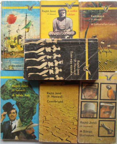 Rejt Jen - 7 db Rejt krimi (Csontbrigd, A fehr folt, Ezen egy jszaka, A srga garnizon, Az elveszett cirkl, A lthatatlan lgi, A szke ciklon)