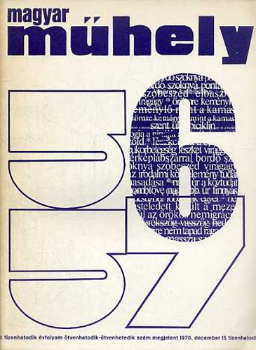 Magyar Mhely 1978 december (16. vf. 56-57. szm)