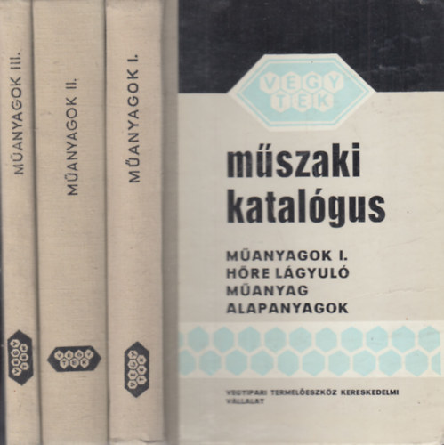 Műszaki katalógus: Műanyagok I-III.