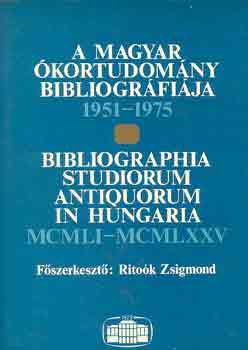 Ritok Zsigmond  (fszerk.) - A magyar kortudomny bibliogrfija 1951-1975