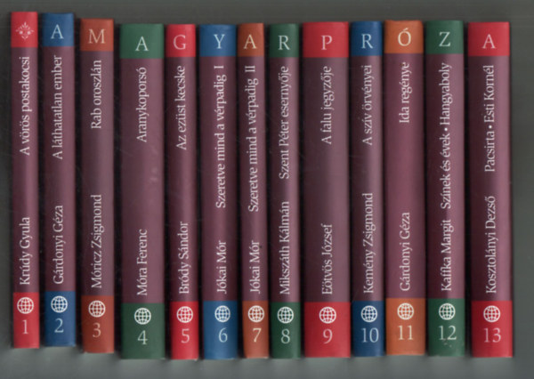 A Magyar Pr�za Klasszikusai 1-26. k�tet