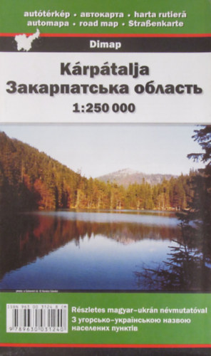 K�rp�talja aut�t�rk�p 1:250 000