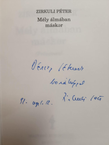 Zirkuli P�ter - M�ly �lm�ban m�skor (Pr�zavers)