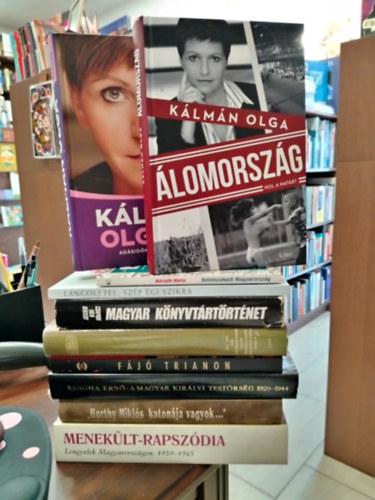 false - K�NYVMENT� AJ�NLAT 10 DB Magyar T�rt�nelem. Egyenes besz�d+ �lomorsz�g+ Kett�szakadt Magyarorsz�g+ L�ngolj fel, sz�p �gi szikra+ Magyar K�nyvt�rt�rt�net+ A B�csi P�pai K�vets�g Lev�lt�r�nak iratai Magyarorsz�gr�l 1611-1786+