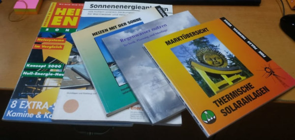 Heizen mit ser Sonne; Regenwasser nutzen: Technik, Planung und Montage; Marktbersicht: Thermische Solaranlagen; Heizung & Energie Sonderheft; Sonnenenergieanlagen (5 kiadvny)