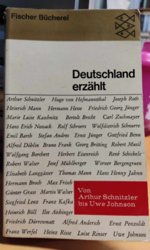 Uwe Johnson, Benno von Wiese Arthur Schnitzler - Deutschland erzählt: Von Arthur Schnitzler bis Uwe Johnson