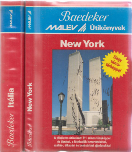 2db Baedeker Mal�v �tik�nyv - New York + It�lia