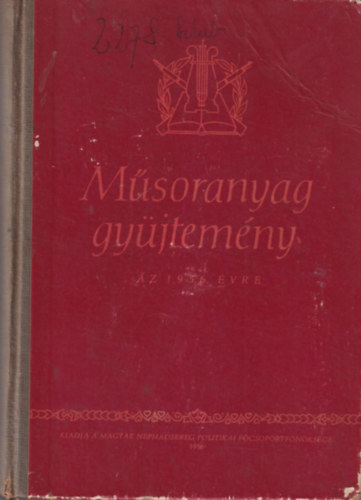 Műsoranyag gyűjtemény az 1956. évre