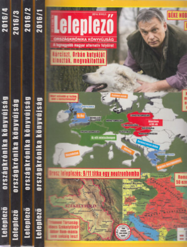 Leleplez� 2016/1-4. (teljes �vfolyam, 4 db. lapsz�m)- Orsz�gkr�nika k�nyv�js�g