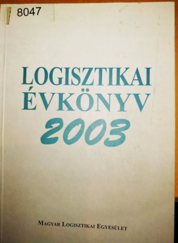 Logisztikai �vk�nyv 2003.