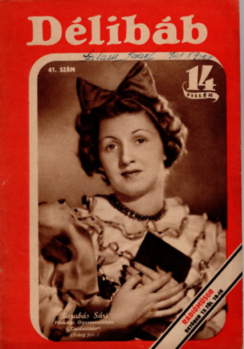 Dloky Jnos - Dlibb - 1941.  oktber 11. ( 41. szm)
