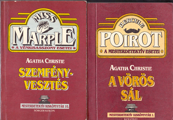 Agatha Christie - Szemfnyveszts + A vrs sl (2 klasszikus: Miss Marple s Poirot)