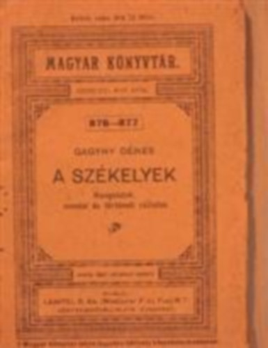 Gagyhy Dnes - A szkelyek