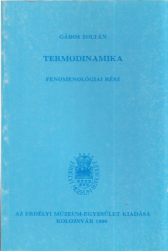 Gbos Zoltn - Termodinamika - Fenomenolgiai rsz