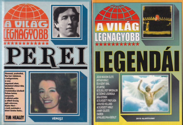 Trethon Judit - 2 db  A vil�g legnagyobb... sorozatb�l ( egy�tt ) 1. A vil�g legnagyobb legend�i, 2. A vil�g legnagyobb perei,