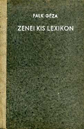 Falk Gza - Zenei kis lexikon