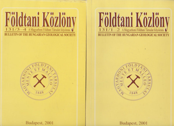 F�ldtani K�zl�ny 2001/1-4. (Teljes �vfolyam lapsz�monk�nt)