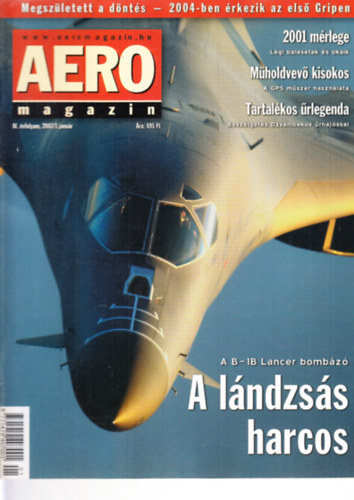 Sajtos Zoltn  (szerk.) - Aero magazin 2002/1-12, teljes vfolyam, lapszmonknt