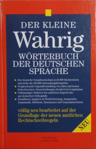 Gerhard Wahrig - Der kleine Wahrig Wrterbuch der deutschen Sprache