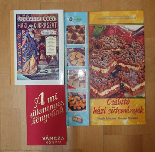 Kugler Pasch Julianna - 3 könyv az édességekről: A mi süteményeskönyvünnk, Nagy házi cukrászat, Csábító házi sütemények