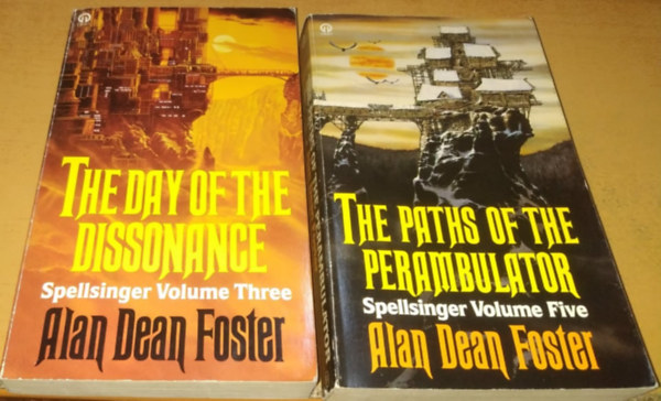 Alan Dean Foster - 2 db Spellsinger: The Day of the Dissonance Volume Three + The Paths of the Perambulator Volume Five