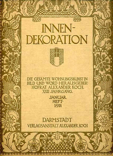 Innen-dekoration 1911 Junar