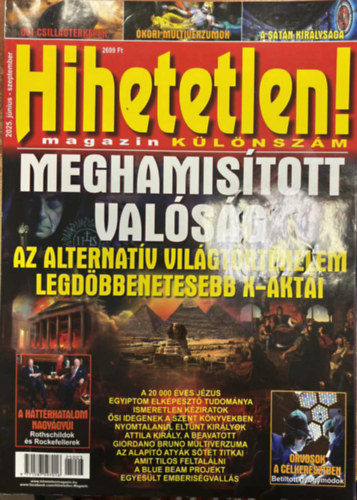 Hihetetlen! magazin K�l�nsz�m 2025 j�nius - szeptember
