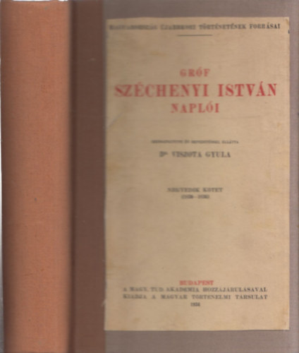 Grf Szchenyi Istvn - Grf Szchenyi Istvn napli IV. (1830-1836) (Grf Szchenyi Istvn sszes Munki XIII.)