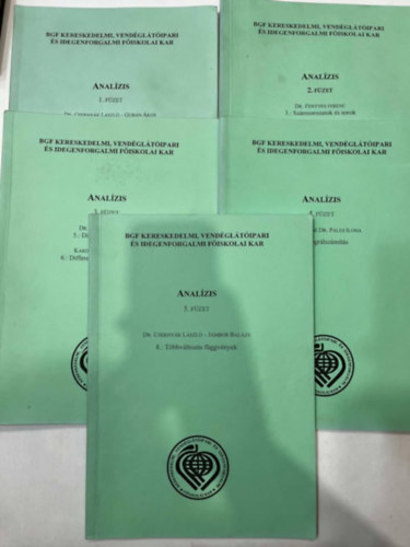 Anal�zis 1-5. f�zet