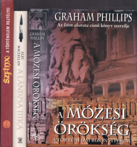 3 db történelmi rejtélyek: A mózesi örökség + A lándzsa titka + Szfinx 2
