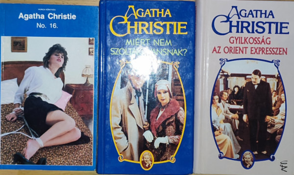 Agatha Christie - 3db Agatha Christie regény - No. 16., Miért nem szóltak Evansnak?, Gyilkosság az Oriont expresszen