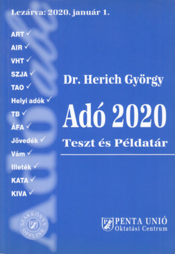 Dr Herich Gyrgy - Ad 2020 (Teszt s pldatr)