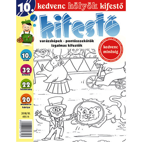 Kedvenc klyk kifest 10. (varzskpek, pontsszektk, izgalmas kifestk)